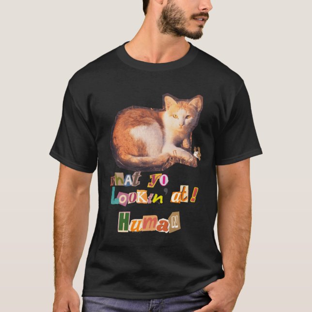 Camiseta Snob Cat Savage Regalo de gato para el chico amant (Anverso)