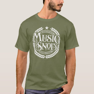 Camiseta Snob de música - amante de la música divertida