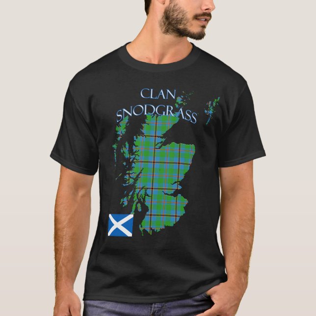 Camiseta Snodgrass Scottish Clan Tartan Scotland (Anverso)