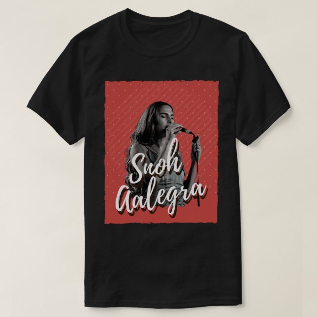 Camiseta SNOH AALEGRA Premium  (Diseño del anverso)