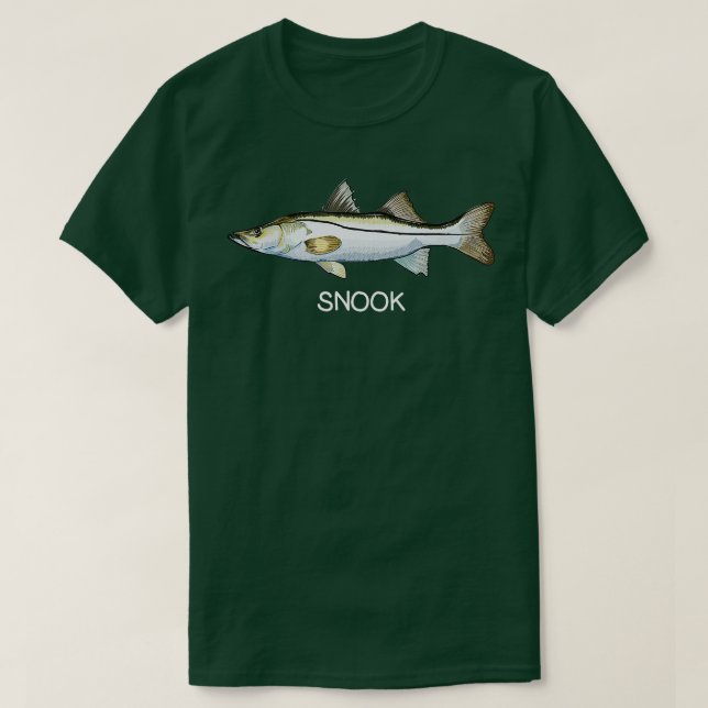 Camiseta Snook Saltwater Game Fish (Diseño del anverso)