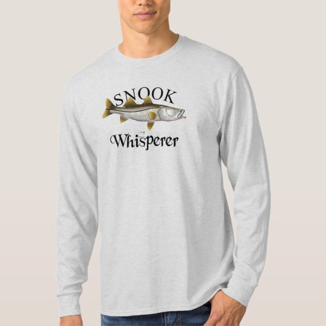 Camiseta Snook Whisperer Light Long Sleeve (Anverso)