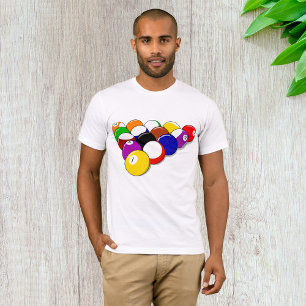 Camiseta Snooker Balls Mens T-Shirt