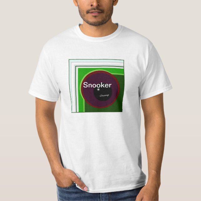 Camiseta Snooker Champ (Anverso)