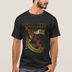 Camiseta Snooker El Mejor Juego Equipos Deportivos Billiard
