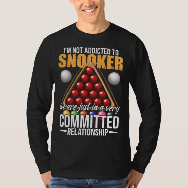 Camiseta Snooker Humor Snooker Player (Anverso)
