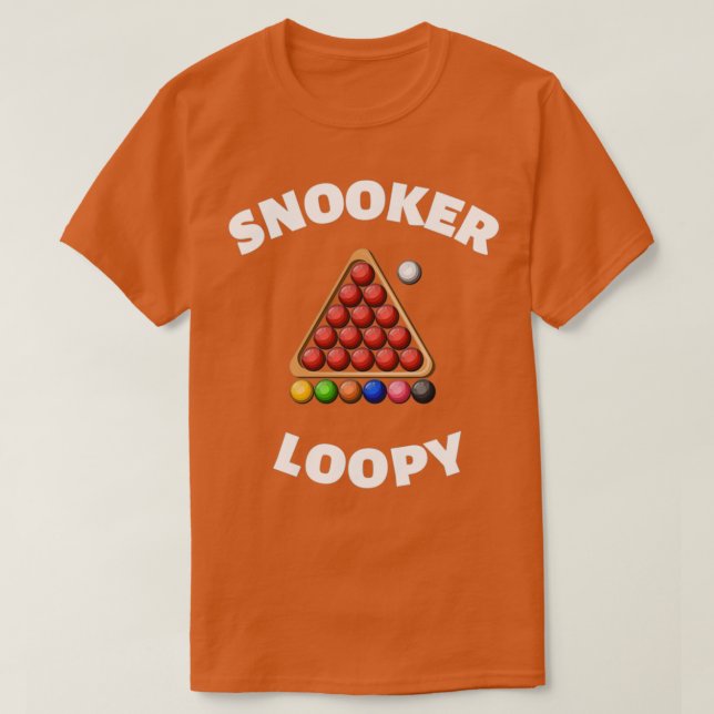 Camiseta Snooker Loopy (Diseño del anverso)