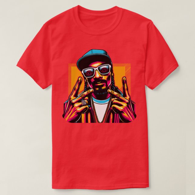 Camiseta Snoop Dogg 1 TShirt (Diseño del anverso)