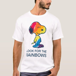 Camiseta Snoopia arcoiris