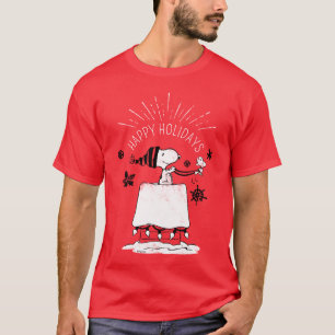 Camiseta Snoopy and Woodstock - Merry & Bright
