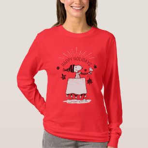 Camiseta Snoopy and Woodstock - Merry & Bright