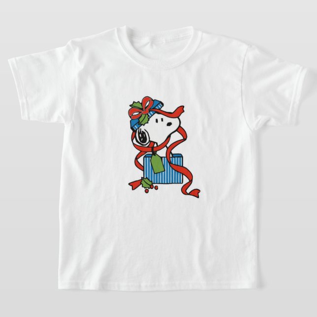 Camiseta snoopy christmas present (Distribución)