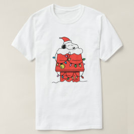 Camiseta snoopy durmiendo en invierno