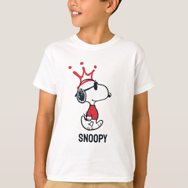 Camiseta Snoopy - Joe Guay Crown (Anverso)