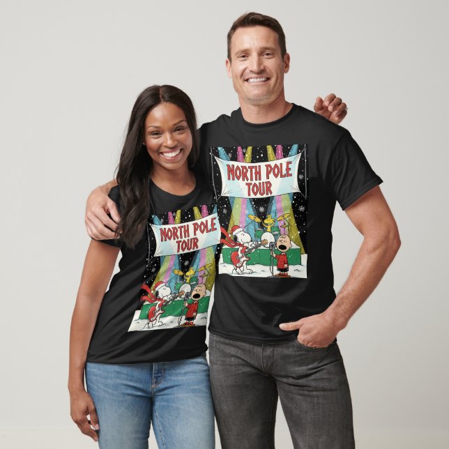 Camiseta Snoopy North Pole Guitarist  (Unisexo)