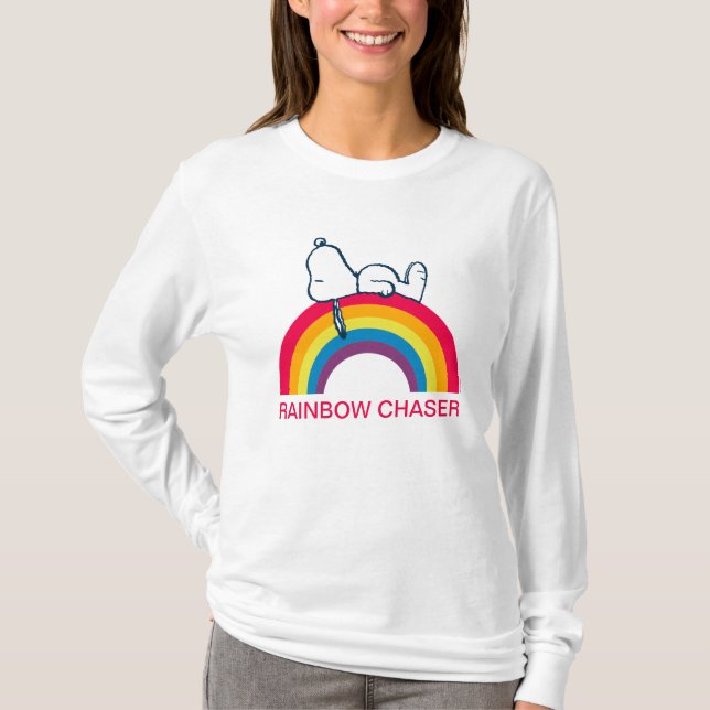 Camiseta Snoopy | Sueño en arcoiris color (Anverso)
