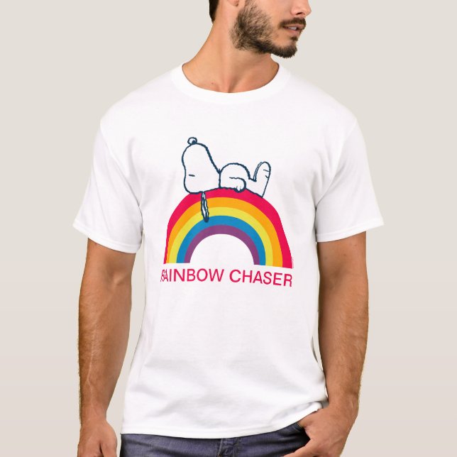 Camiseta Snoopy | Sueño en arcoiris color (Anverso)
