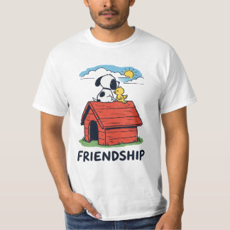 Camiseta Snoopy & Woodstock Besties Red Doghouse 