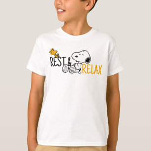 Camiseta Snoopy & Woodstock   Días perezosos