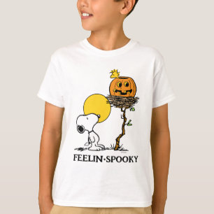 Camiseta Snoopy & Woodstock Nest con Jack O' Lantern