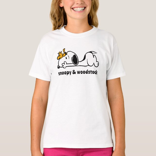 Camiseta Snoopy & Woodstock | Sonrisa risita risita (Anverso)