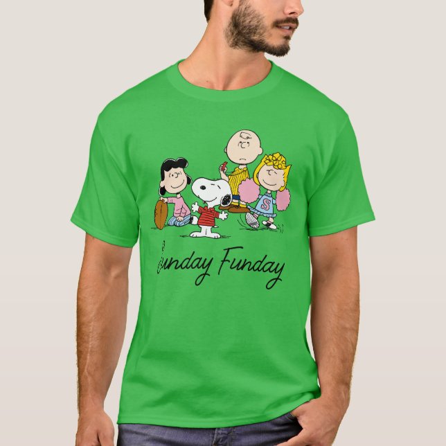 Camiseta Snoopy y el juego de bandas en el fútbol (Anverso)