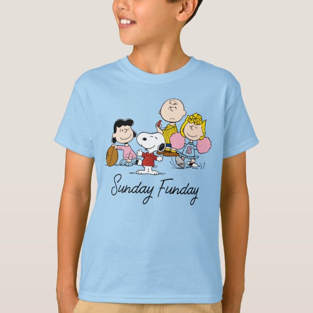 Camiseta Snoopy y el juego de bandas en el fútbol (Anverso)