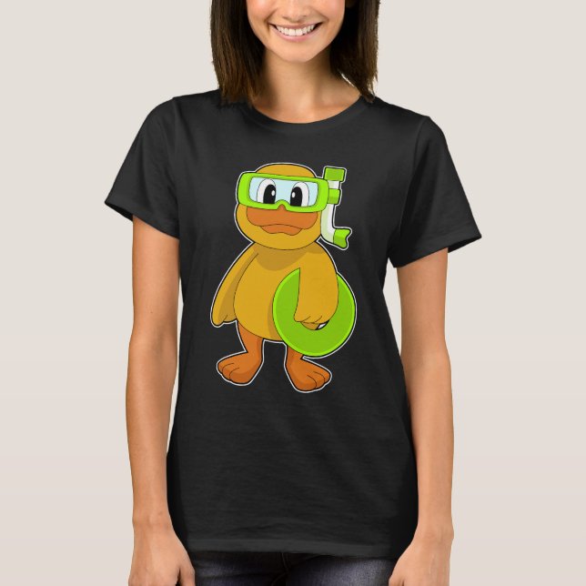 Camiseta Snorkel de natación de pato (Anverso)