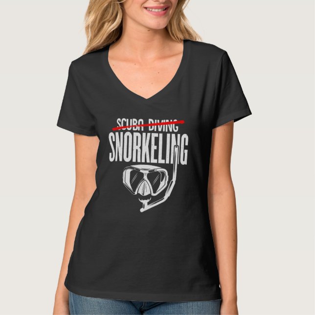 Camiseta Snorkel Graphic Snorkeler Scuba Diver Diving Snork (Anverso)
