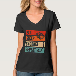 Camiseta Snorkel Snorkel Scuba Repetir Scuba Buceo Snorkel