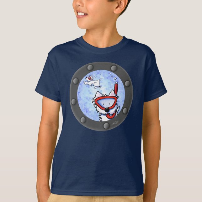 Camiseta Snorkel Westies Porthole (Anverso)