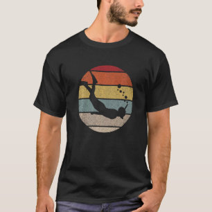 Camiseta Snorkeler gráfico retro Scuba Buceo Snorkel