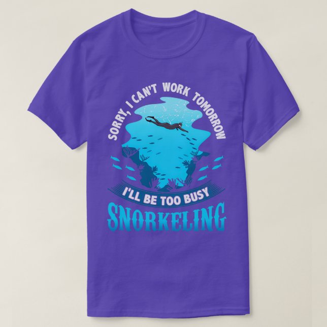 Camiseta Snorkeling Lover Snorkel Fan Scuba Buceo (Diseño del anverso)