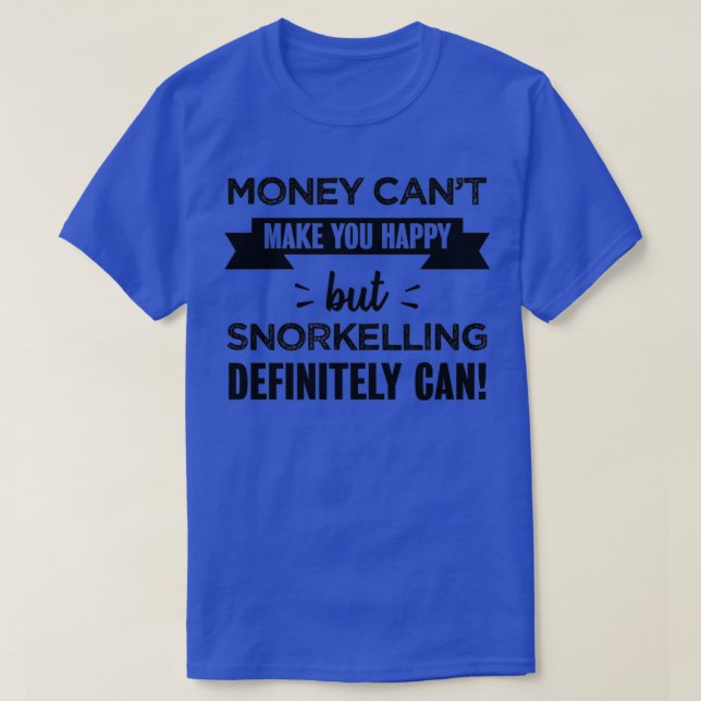 Camiseta Snorkelling makes you happy Funny Gift 1 (Diseño del anverso)