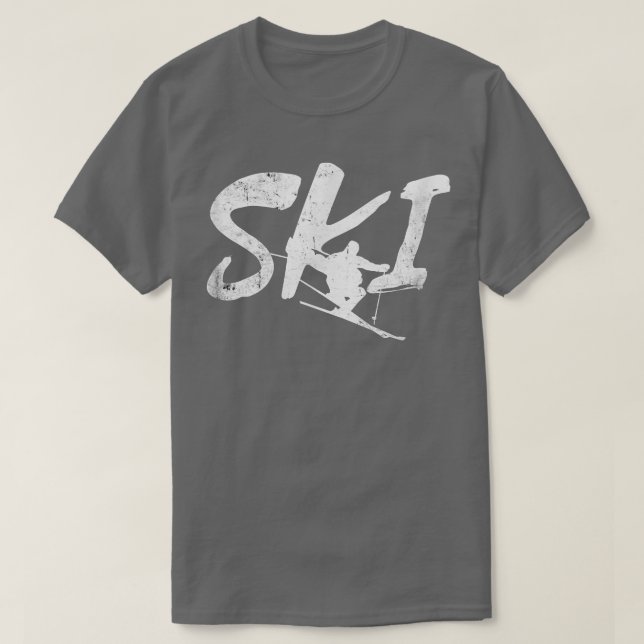 Camiseta Snow Adventure Ski Instructor Deportes de Invierno (Diseño del anverso)