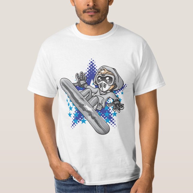 Camiseta Snow boy and stars (Anverso)