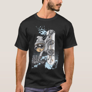Camiseta Snow boy flying