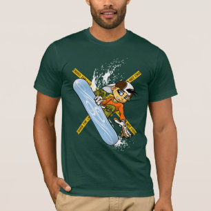Camiseta Snow boy jumping