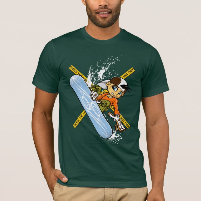 Camiseta Snow boy jumping (Anverso)