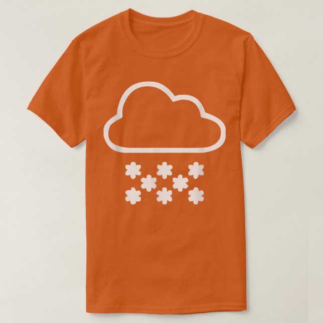 Camiseta Snow Cloud  (Diseño del anverso)