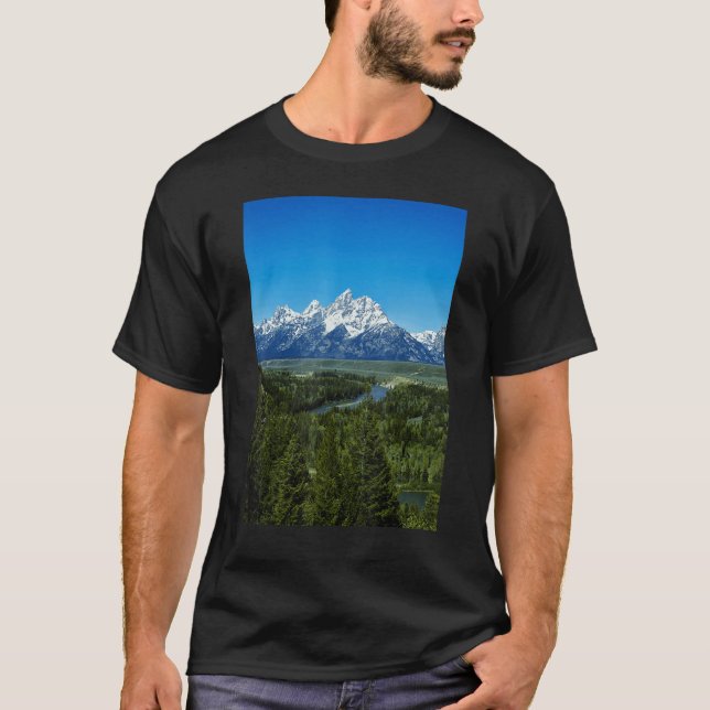Camiseta Snow-covered mountains Grand Teton National Park W (Anverso)