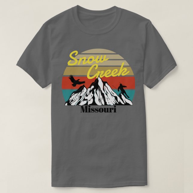 Camiseta Snow Creek ski Missouri (Diseño del anverso)