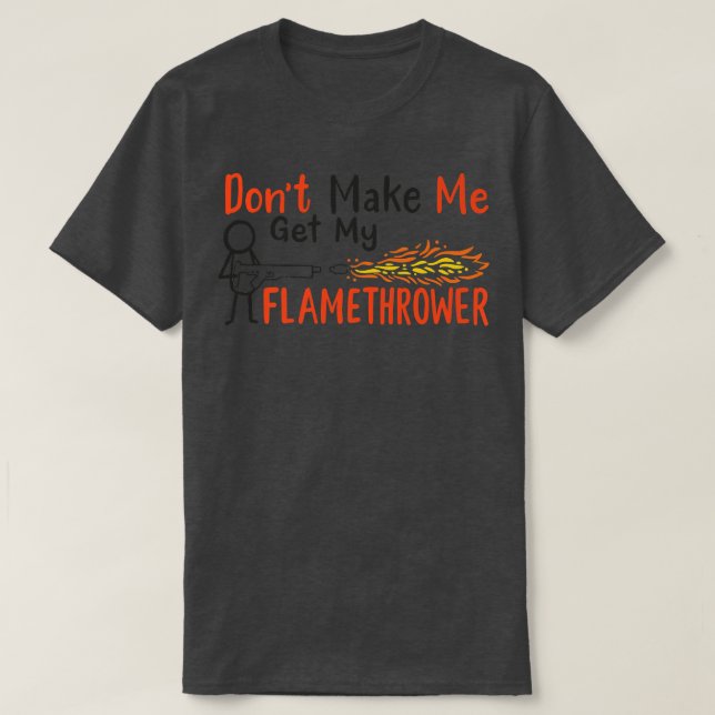 Camiseta Snow Flamethrower Prop Pyro Flame Fire Gun Flame T (Diseño del anverso)