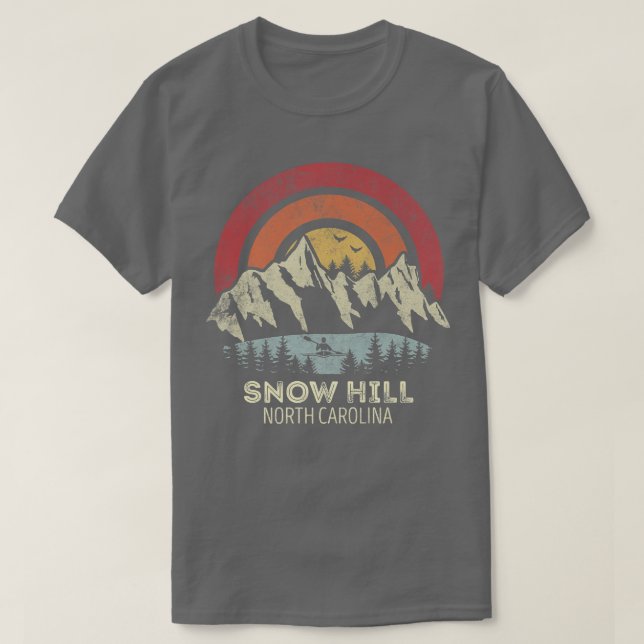 Camiseta Snow Hill North Carolina Mountain Sunset Sunrise K (Diseño del anverso)