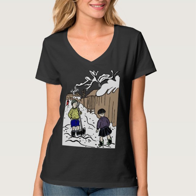 Camiseta Snow in Japan (Anverso)