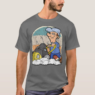 Camiseta Snow Shovel Winter Service Snow Vintage