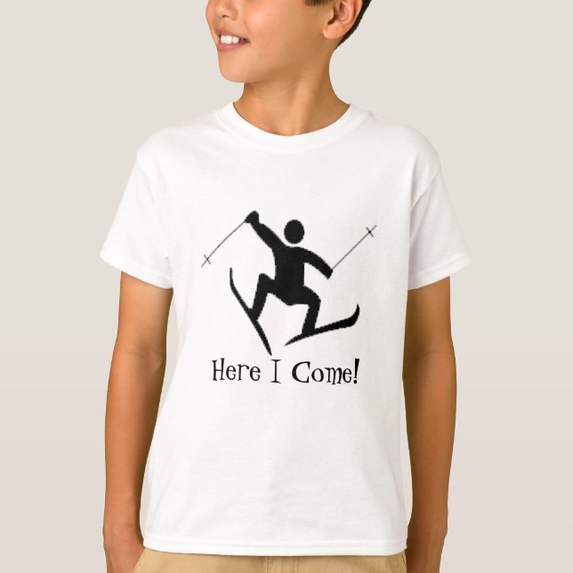Camiseta snow ski (Anverso)