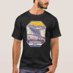 Camiseta Snowbird Ski Area Winter Utah<br><div class="desc">Diseño artístico Snowbird Winter mostrando el paisaje invernal.</div>
