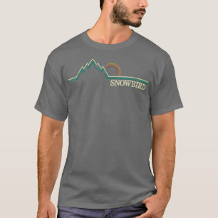 Camiseta Snowbird Utah Retro Adventure Skiting Snowboard