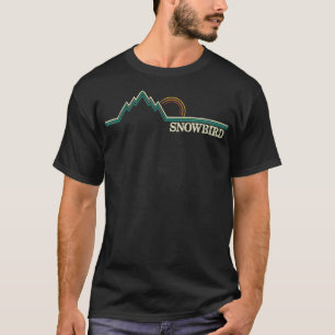 Camiseta Snowbird Utah Retro Adventure Skiting Snowboard
